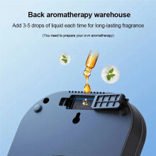 Air Purifier for Home Ozone Generator with UV+ Aromatherapy Negative Ion Remove Formaldehyde Odor Air Cleaner EU Plug