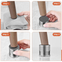 2Pcs Adjustable Bed Risers Heavy Duty Protectors Furniture Anti-Vibration Legs Multi-Function Furniture Legs Fittings -B
