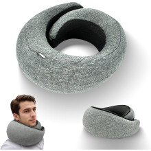Ergonominen matkakaulatyyny muistivaahtoa 360 muotoiltu