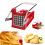 Coupe-pommes de terre rouge mini 1 pièce 1