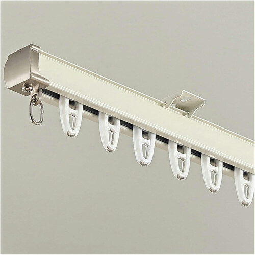 Rail de rideau GXCZ à fixation plafond/mur 100-600 cm avec