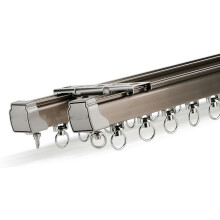 Mennyezeti függönysín rendszer fehér/pezsgőszínű 240 cm