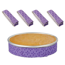 Bandes de nivellement pour gâteaux en coton ajustable, lot de 4