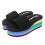 Floopi Flip-Flops für Damen, schwarz, Größe 6,5–7 1