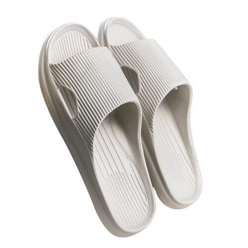Graue Damen-Flip-Flops, Größe 8,5, mit gepolsterter Ferse und