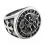 Men's Stainless Steel Saint Michael Ring Silver Size 7-15 1