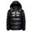 Jaqueta puffer masculina com capuz, leve, dobrável e acolchoada. 1