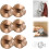 Crochets sans perçage Luxe en acier inoxydable or rose (6 pièces) 1