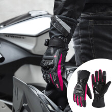 Guantes de moto aislantes compatibles con pantallas táctiles