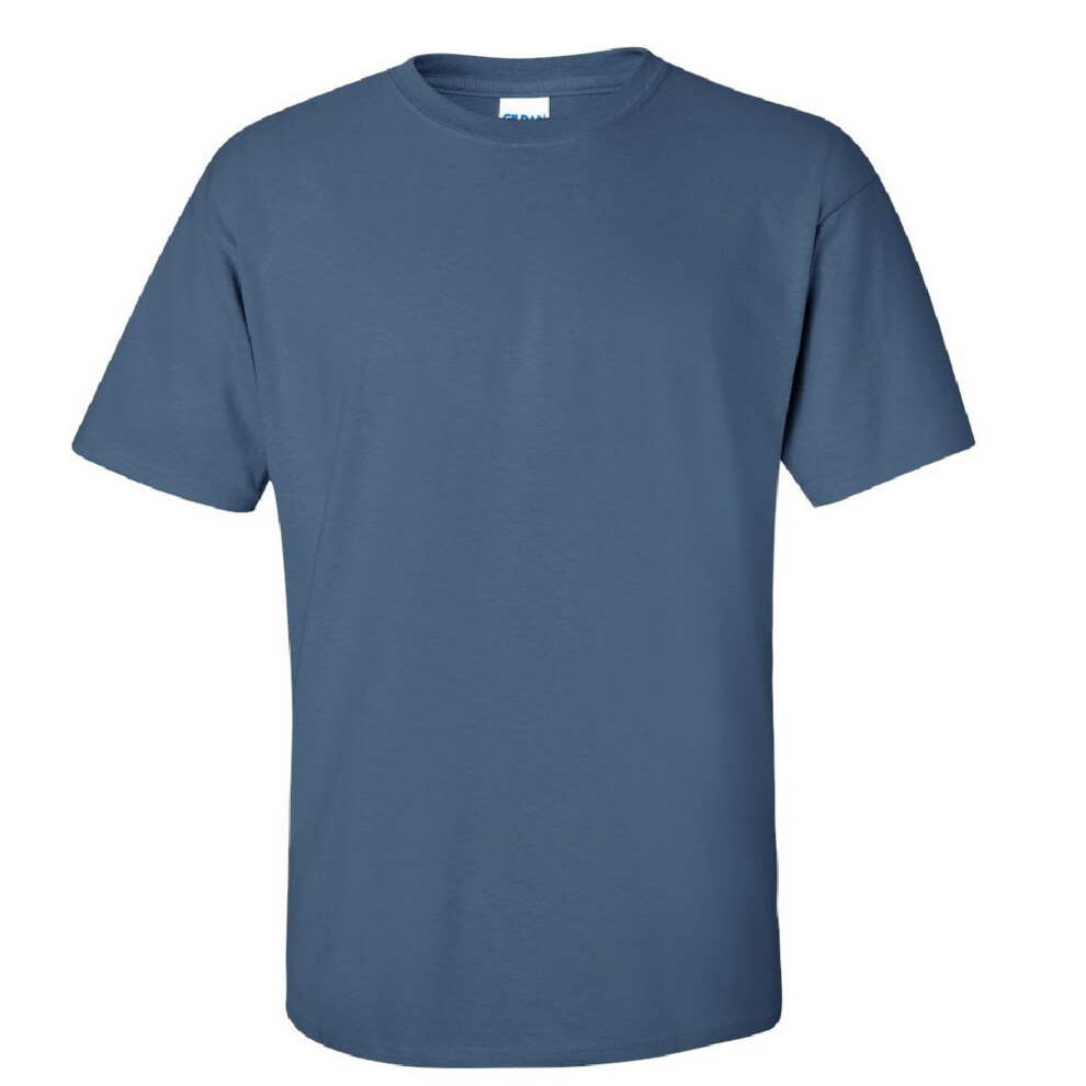 Gildan (3Xl, Indigo Blue) Mens Ultra Cotton Short Sleeve T-Shirt