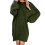 Oversize-Strickkleid für Damen, langärmelig, einfarbig 1