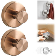 Sugkrokar i rostfritt stål, roséguld, 2-pack