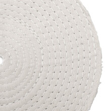 8 inch spiral sewn cotton buffing wheel 1 pack