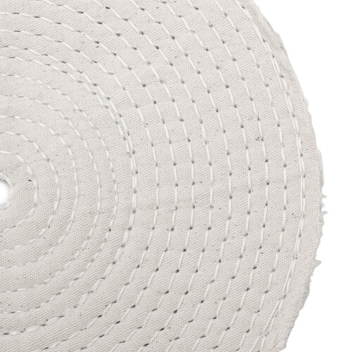 8 inch spiral sewn cotton buffing wheel 1 pack