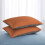 Orange Pillowcases Cotton Blend 2 pcs 30x20 inch 1