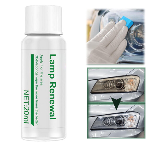 Headlight Restoration Fluid 50ml for Scratches Yellowing