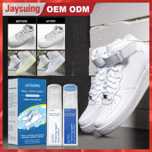 Sneaker Cleaner Set for White Shoes with Brush 25ml+25ml