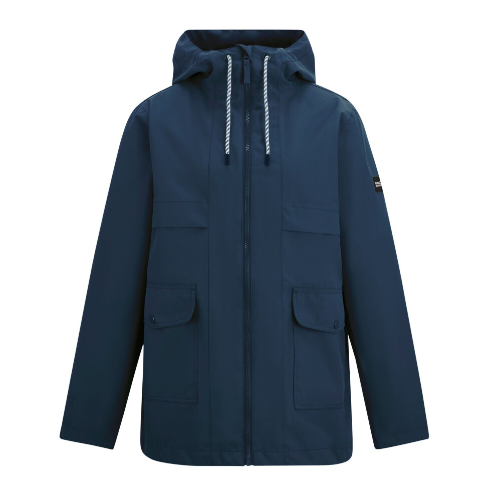 Regatta (8 Uk, Navy) Womens/Ladies Orlea Floral Waterproof Jacket
