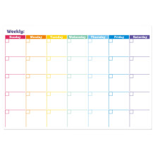 Magnetic Erasable Monthly Schedule Board 12x18 inches