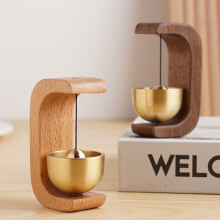 Suction Door Wind Chime Bell Brass-Style Magnetic No-Drill