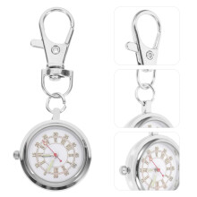 LEORX Pocket Watch Alloy Round Quartz Watch 1 Set