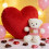 Valentine's Day Pillow Gift for Him Bear Series 1