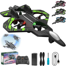 Skyriders RC Jet Stunt Fighter EPP Foam 360 Rolls LED