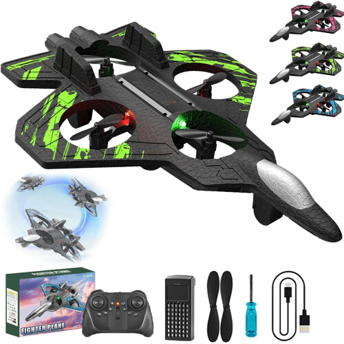 Skyriders RC Jet Stunt Fighter EPP Foam 360 Rolls LED
