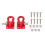 U-Shaped Tow Hook Trailer Chain Red 2-Pack 1