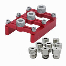 Self-Centering Doweling Jig for Woodworking with 3-10mm