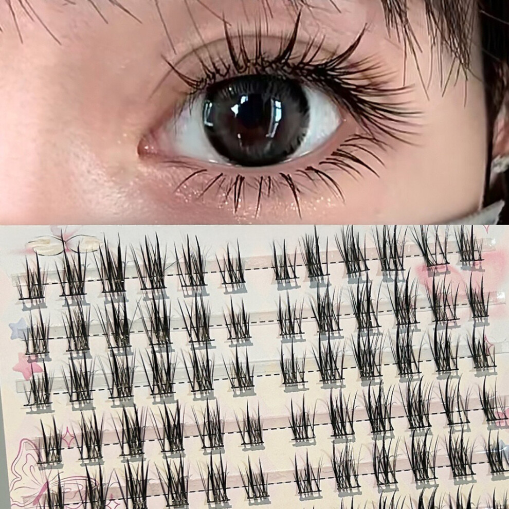 Creation-3C (01) Fluffy Diy Eyelash Clusters, Natural Look
