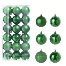 SuoKom Green Shatterproof Christmas Balls 36 pcs 1.2 inch