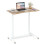 Verstelbaar zit-sta bureau, C-vorm, 70-106 cm, mobiel 2