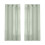 Linen Sheer Curtains Silver 52x63 in 2 Panels 1