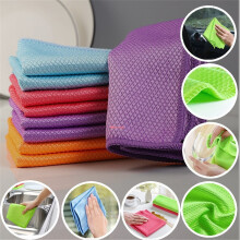 Glass and Kitchen Cleaning Cloth Thick Absorbent Scouring