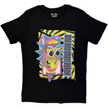 (XL, Black) Rick And Morty Unisex Adult Wubba Lubba Dub Dub T-Shirt