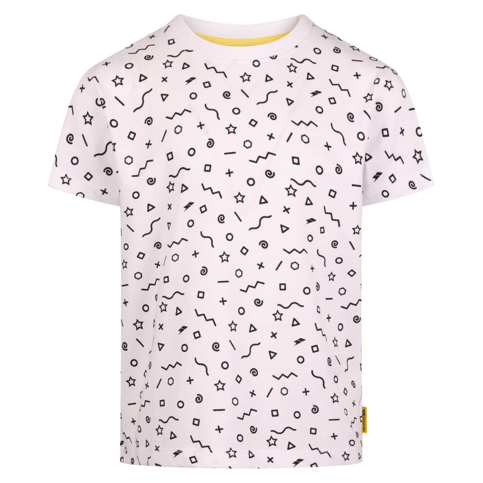 Trespass (7-8 Years, White) Boys Ellwood T-Shirt