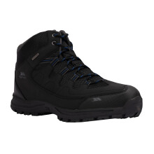 (8 UK, Black/Blue) Trespass Mens Finley Waterproof Walking Boots
