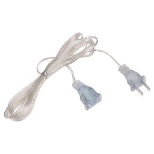 Clear Extension Cord for Christmas Lights 10ft 3 Pack
