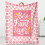Pink Checkered Throw Blanket for Aunt 60"50" 1
