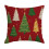 Christmas Pillowcase Polyester Tree Wreath Design 1 Piece 1
