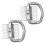 Heavy Duty D-Ring Tie Down Anchors 2 pcs 1