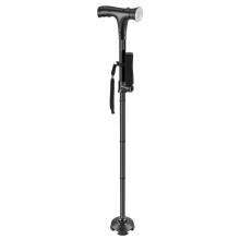 LED Walking Stick with SOS Alarm Folding Adjustable Height