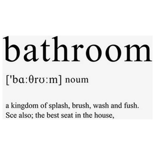 Boho Humorous Bathroom Wall Art Print 12x16 inch