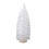 White Mini Bottle Brush Christmas Tree 9.84 Inch with 1