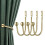 Curtain Holdbacks Wall Mounted Drapery Tiebacks Matte Black 1