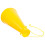 Plastic Cheer Megaphone Yellow 1 Pack 1