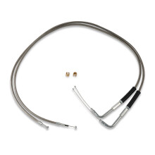 FEAMOS Motorcycle Throttle and Idle Cable Set 42 inch