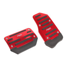 Car Pedal Covers Anti-Slip Brake Accelerator Pads Metal