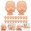 MUSEYA Doll Styling Head Light Brown 20pcs 1